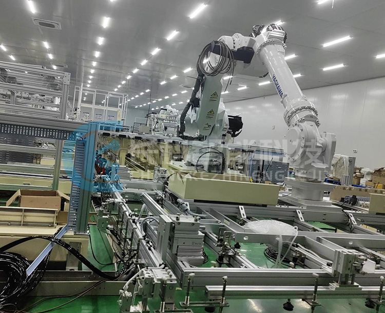 安川顯示面板上下料機器人集成